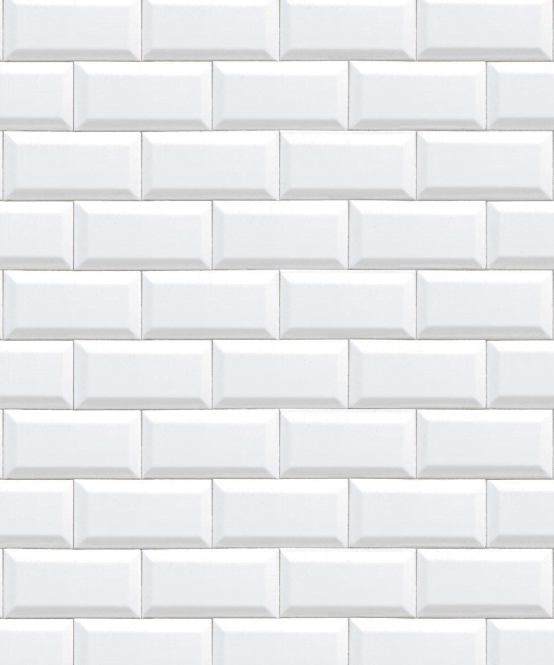 White Subway Tiles Wallpaper • Minimal Wallpaper • Milton & King AUS