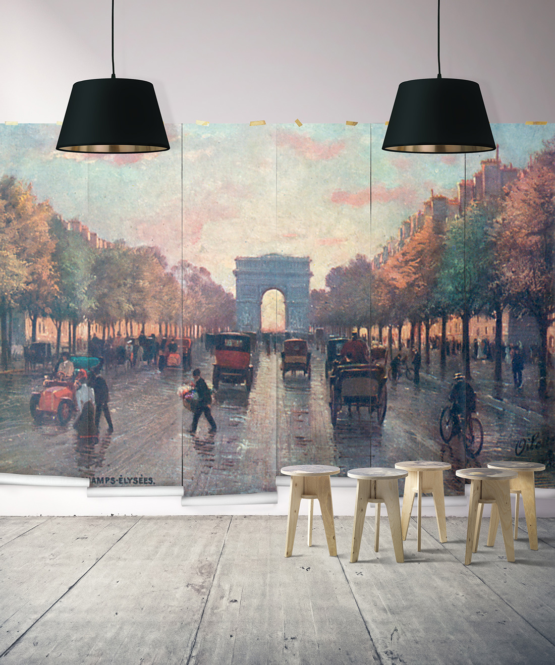 Champs-Élysées Mural • Erstwhile • Swatch
