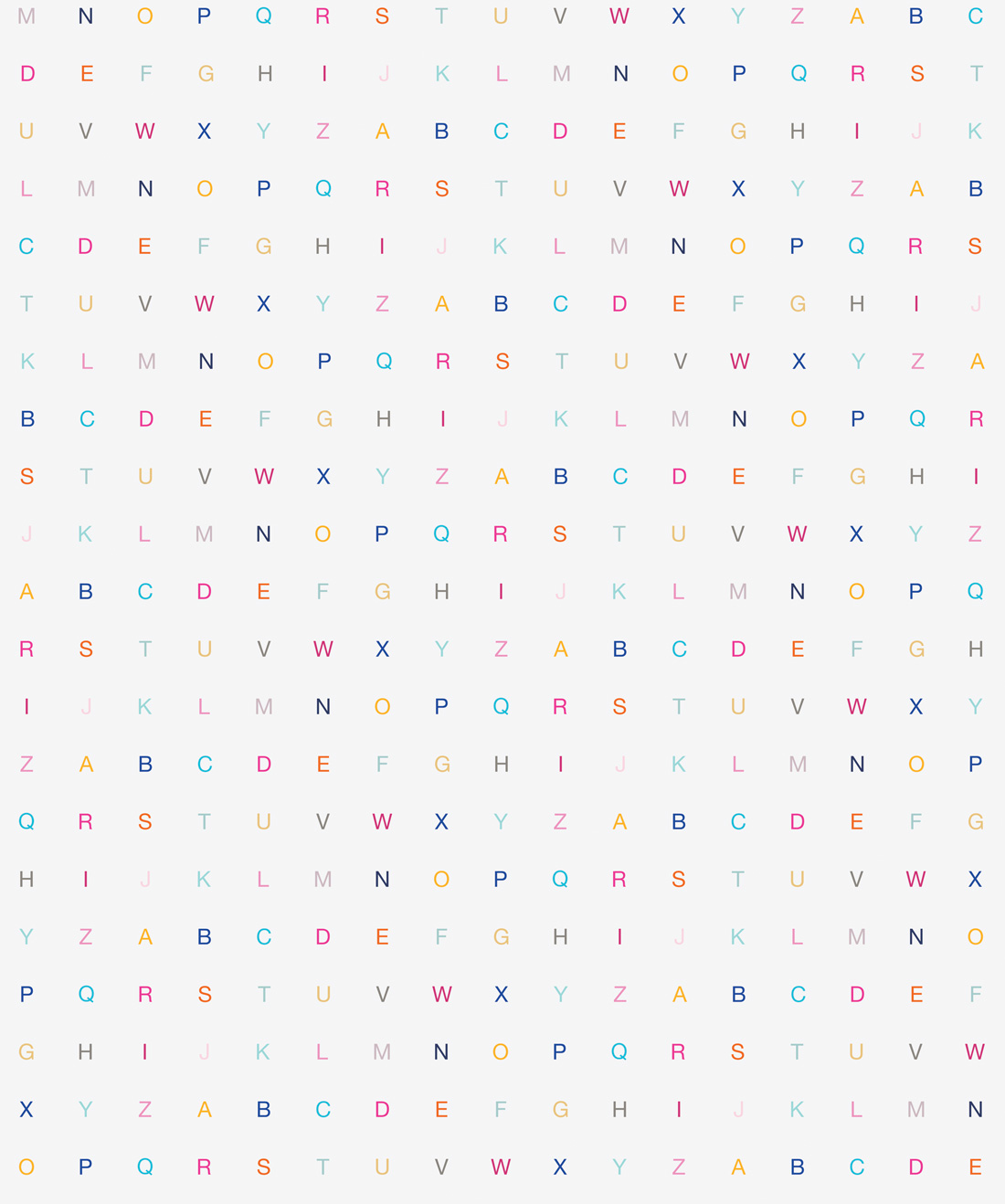 Phonetics Wallpaper • Ingrid & Mika • Swatch