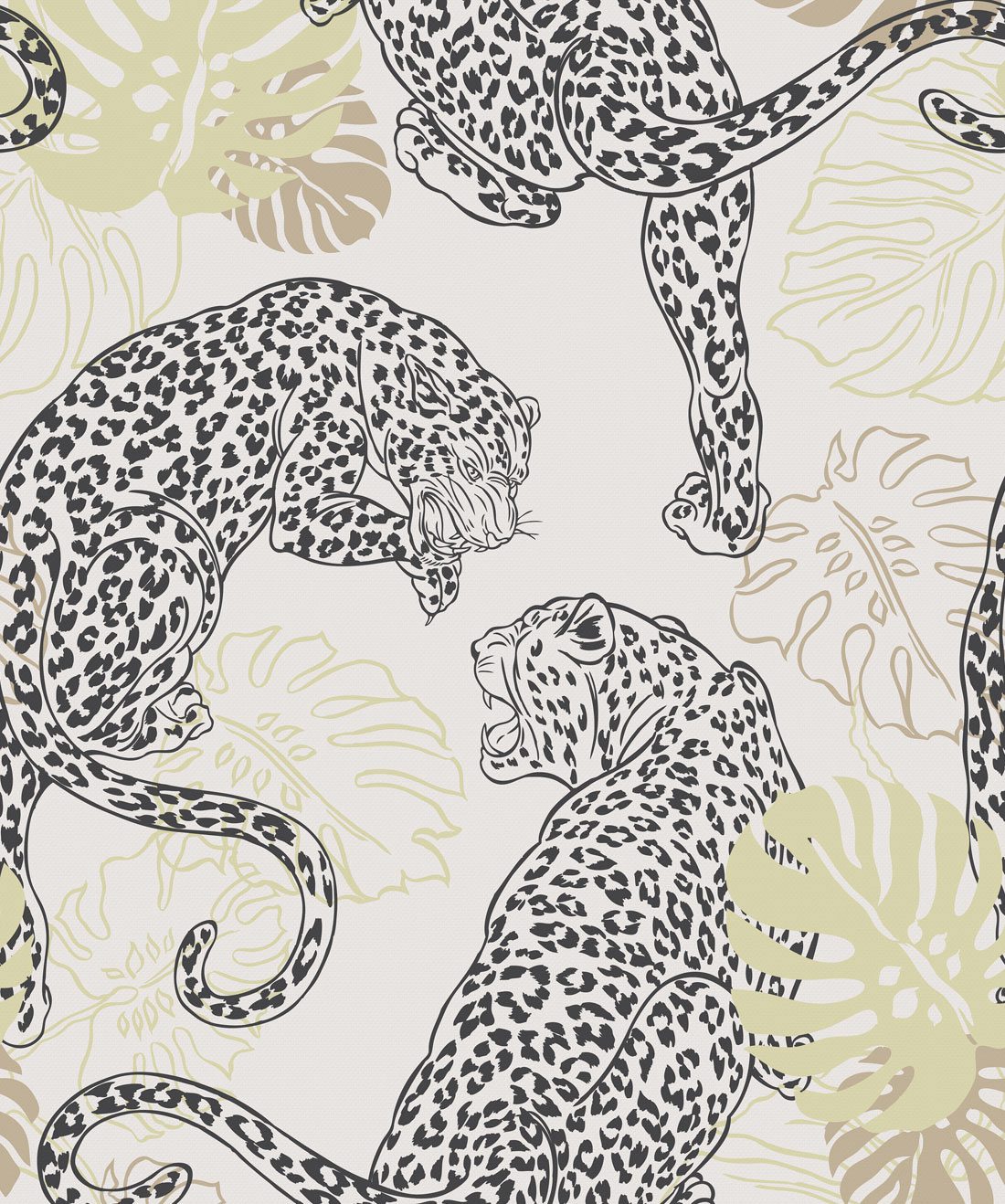 Leopard Wallpaper • Kingdom Home • Jungle • Swatch