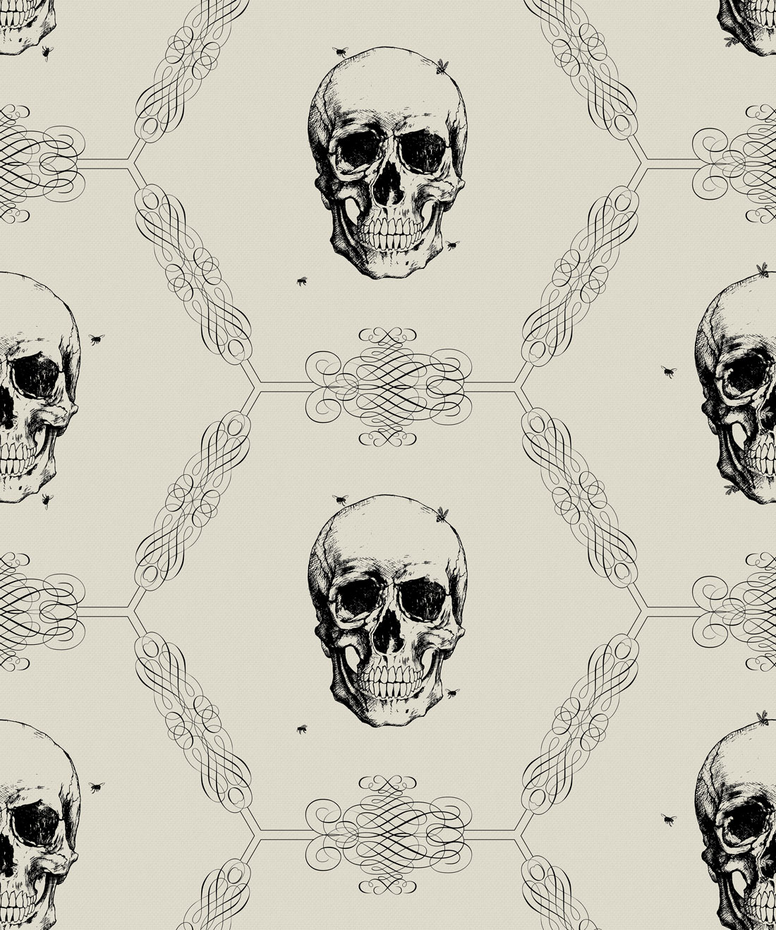 decals Bones skull for different scales 262 black 