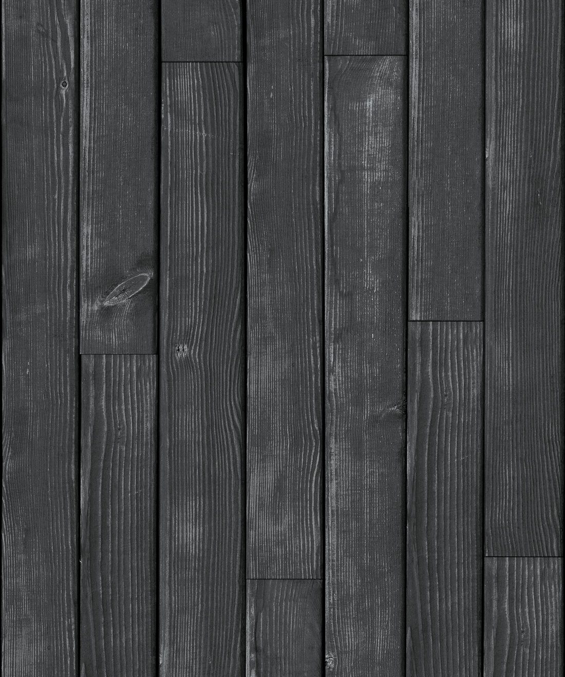 Black Wooden Boards Wallpaper • Timber Panelling • Milton & King