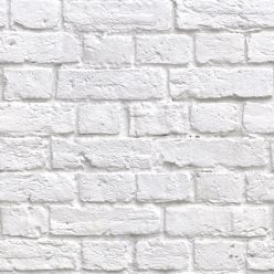 Soft White Bricks Wallpaper
