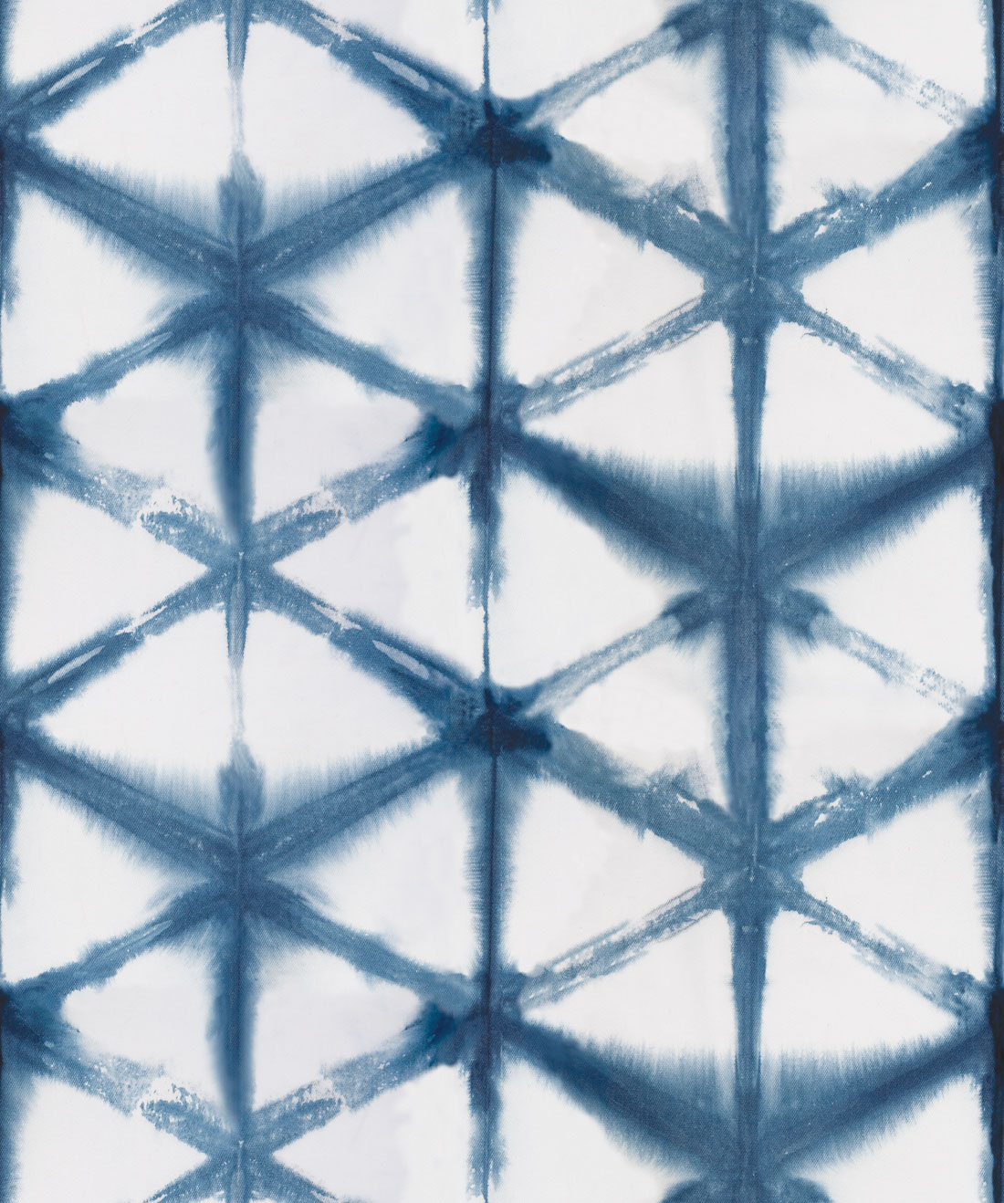 Wallpaper Roll Shibori Blue And White Tie Dye Indigo Stripes Navy 24in x 27ft