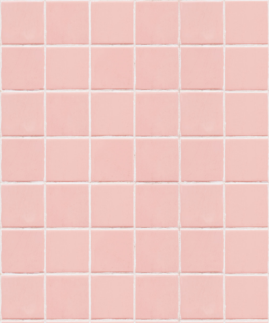 Pink Tiles Wallpaper • Realistic Tile Effect Wallpaper • Milton & King AUS