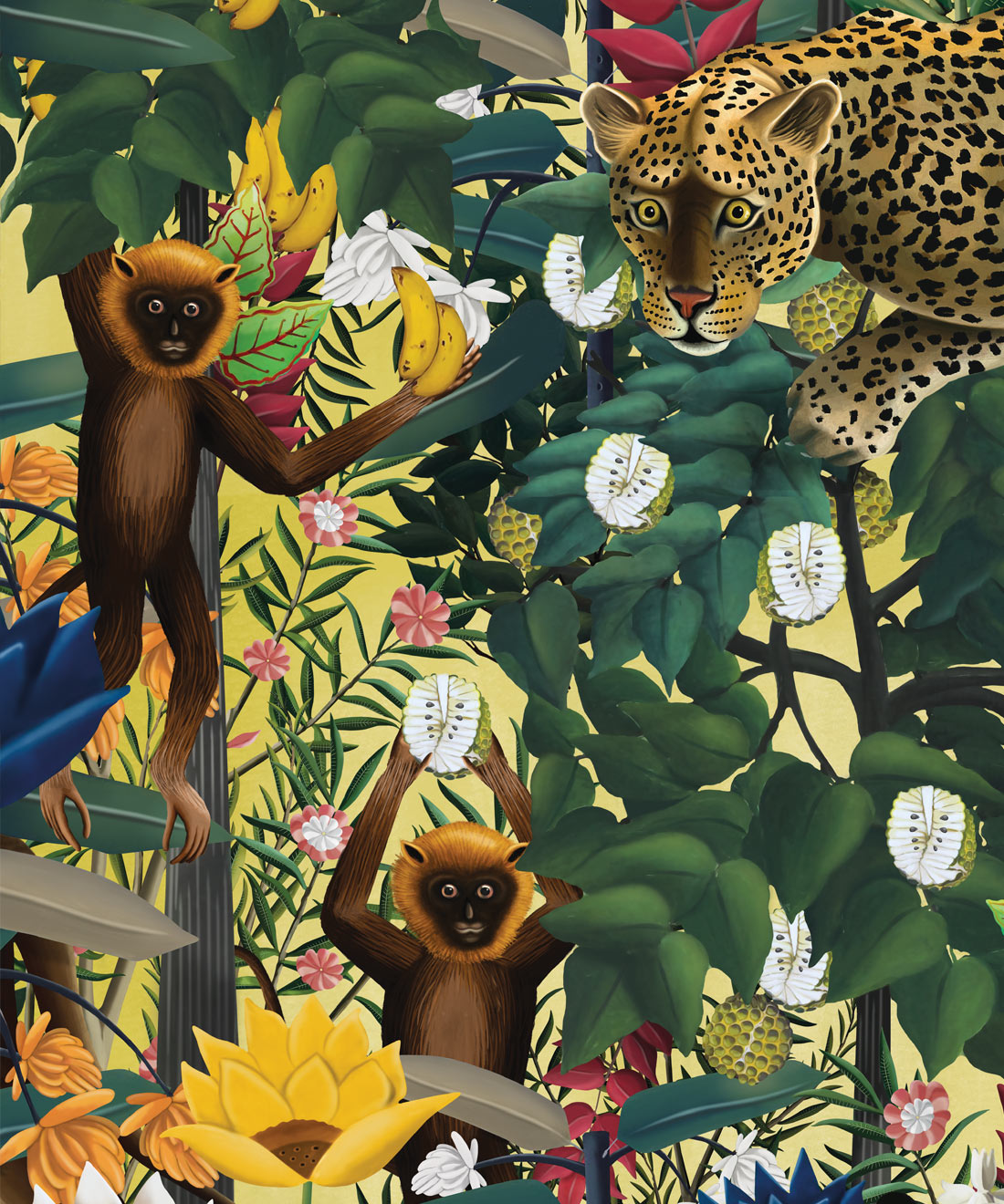 The Jungle Wallpaper • Wild Animal Wallpaper • Milton & King