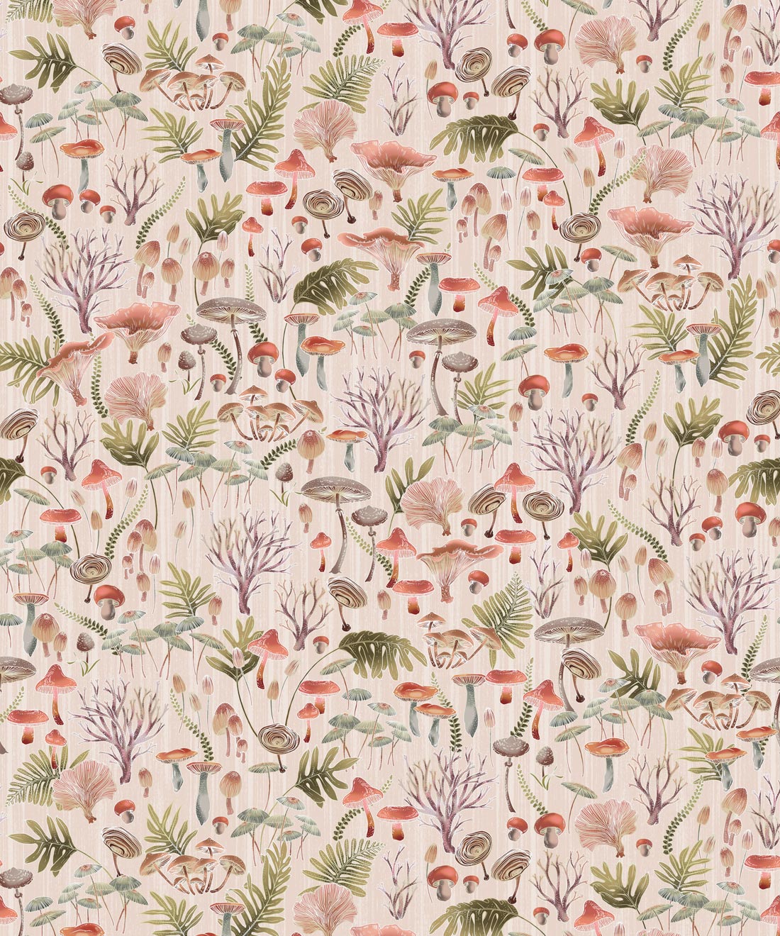 Vintage floral design removable wallpaper by Livettes Wallpaper