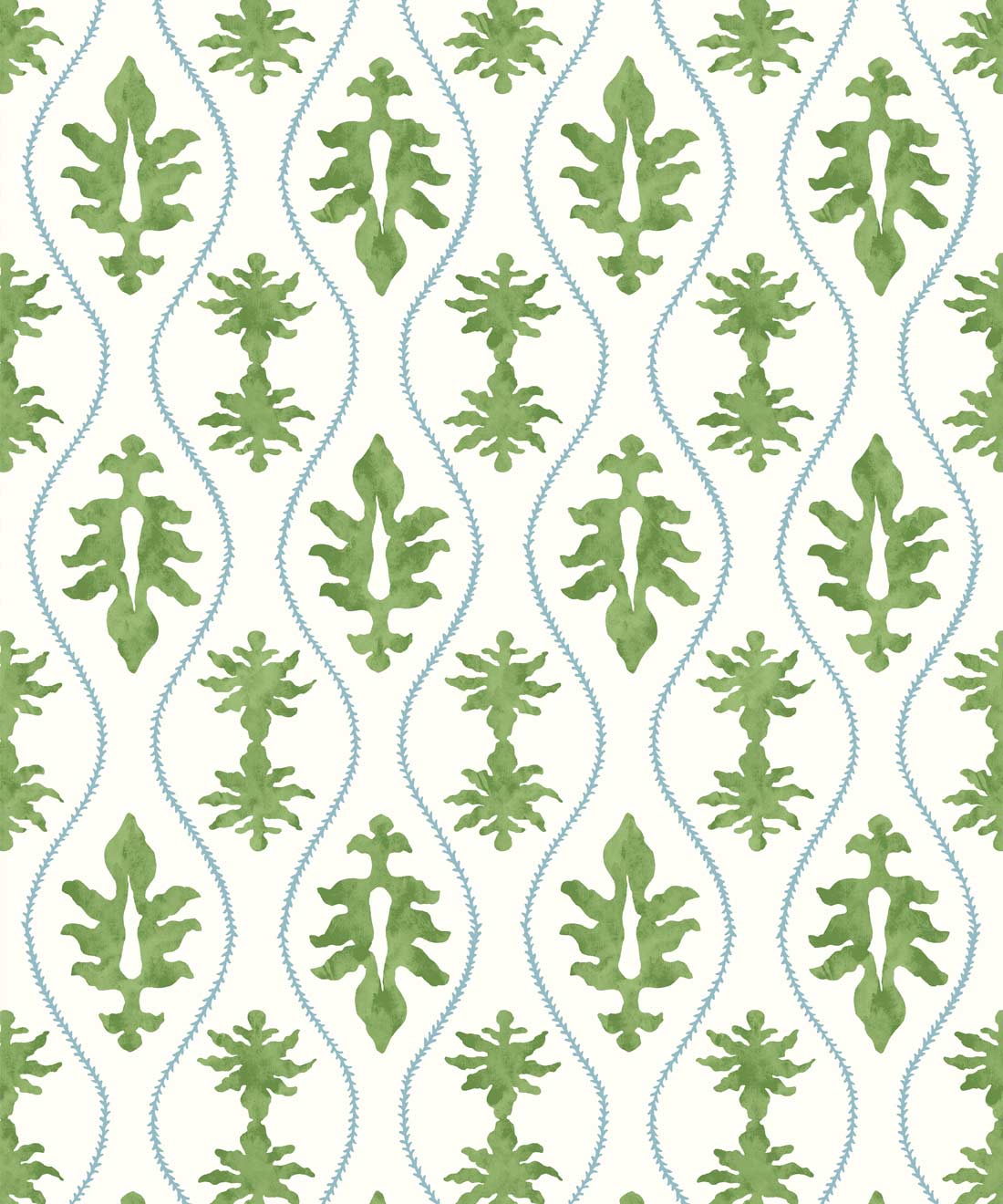 Great Jones Wallpaper • Diane Bergeron • Moss • Swatch