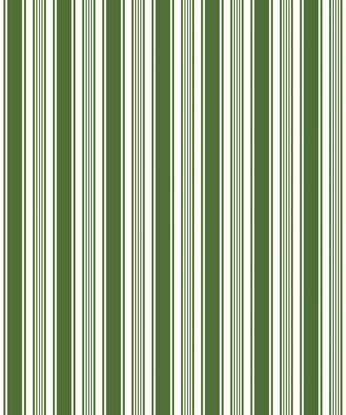 Ticking Stripe • Small Scale Sophisticated Wallpaper • Milton & King