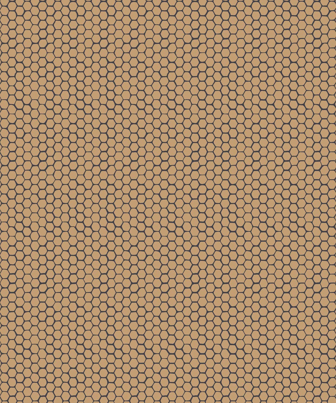 Honeycomb Geo Wallpaper • Hackney & Co • Gold • Swatch