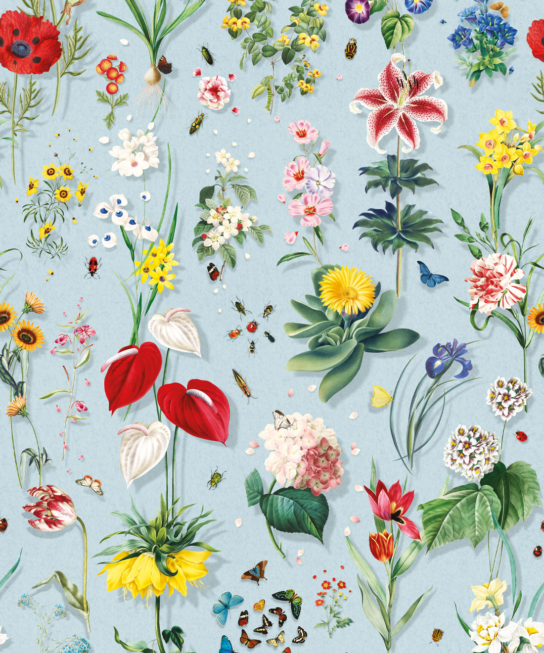 Jolie Wallpaper • Kingdom Home • Sky • Swatch