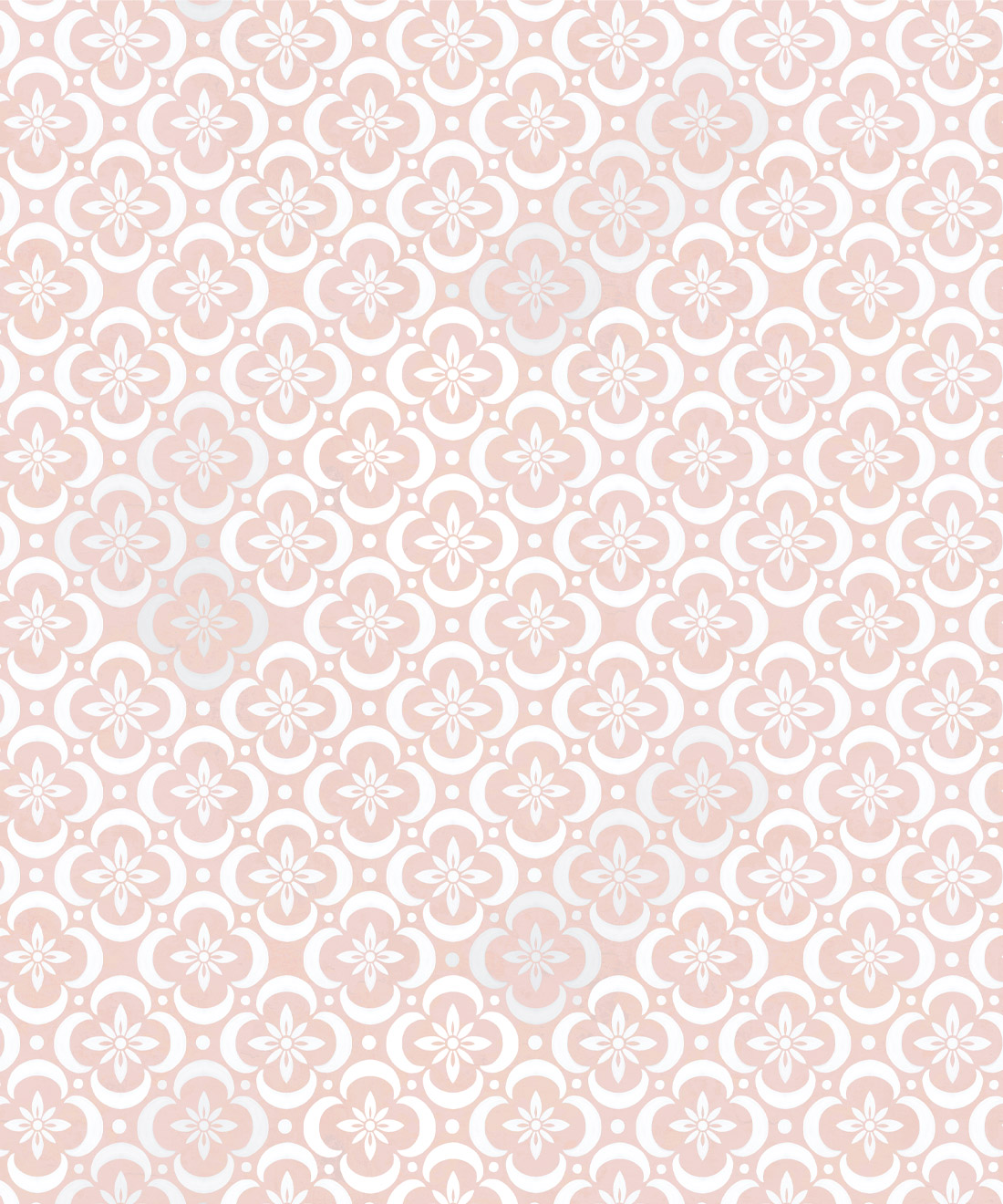 Garden Tiles Wallpaper • Bethany Linz • Pink • Swatch