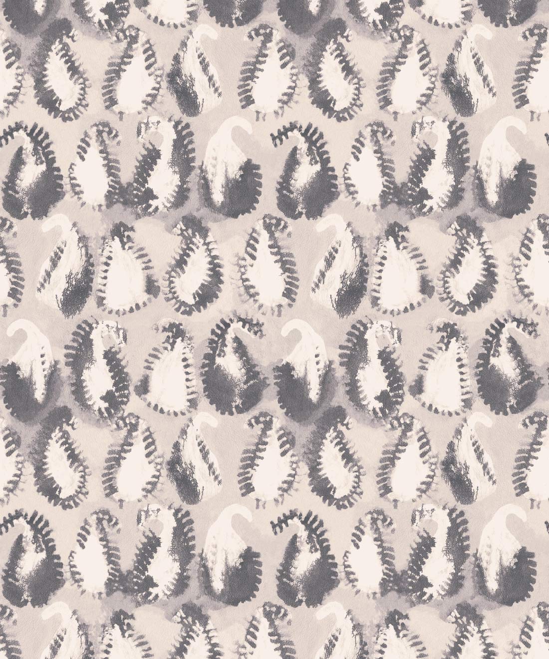 Shibori Paisley • Tie-Dye Paisley Wallpaper • Milton & King
