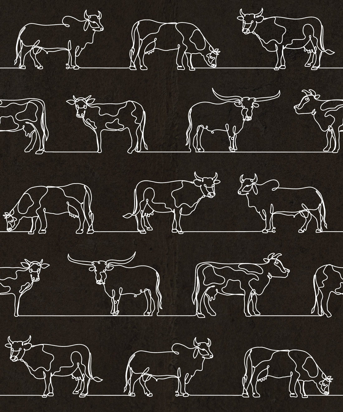 The Herd Wallpaper • Farm Animals • Milton & King EU