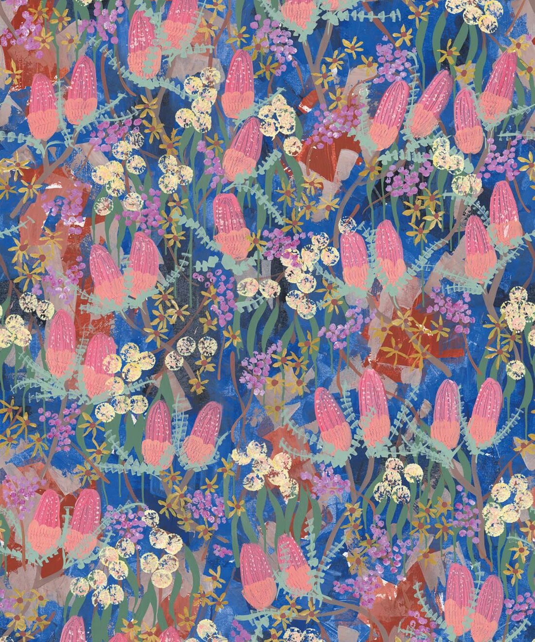 Garden Song Wallpaper • Vivid Floral Wallpaper • Milton & King