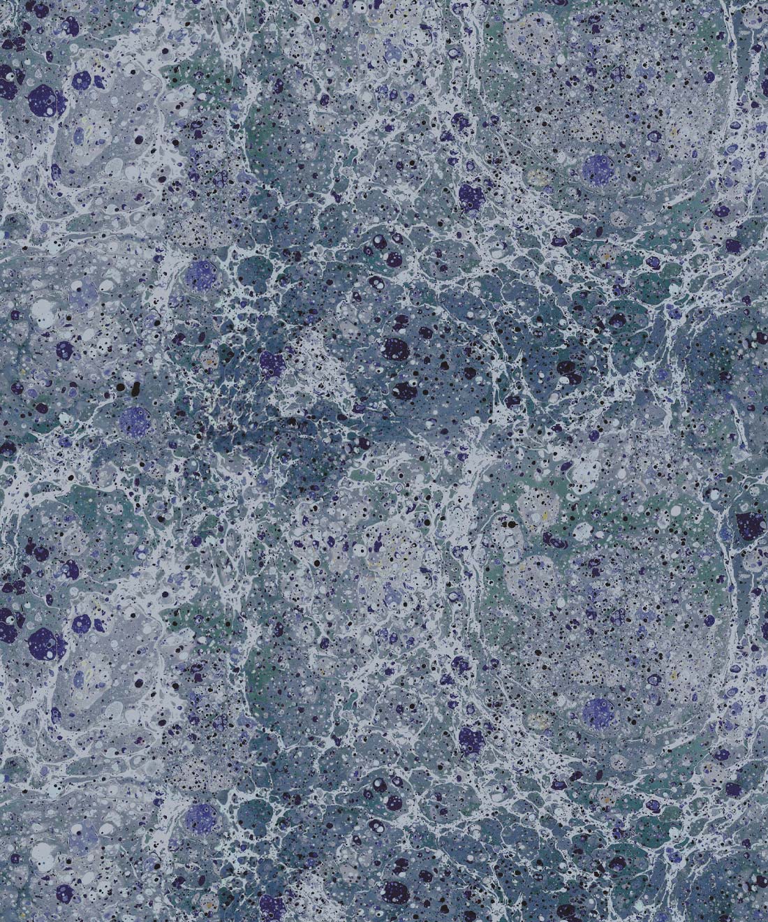 Rock Marbling Wallpaper • Bethany Linz • Navy • Swatch