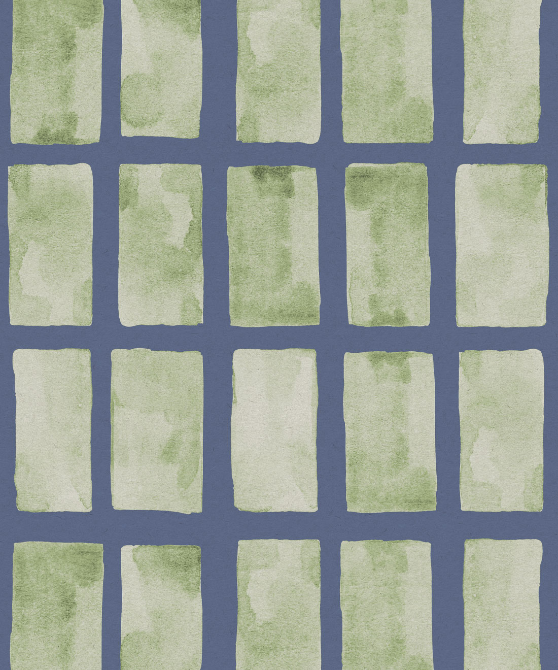 Barre Wallpaper • Saint Pierre Australia • Sage Navy • Swatch