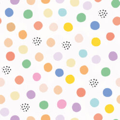 Happy Confetti Wallpaper • White • Swatch