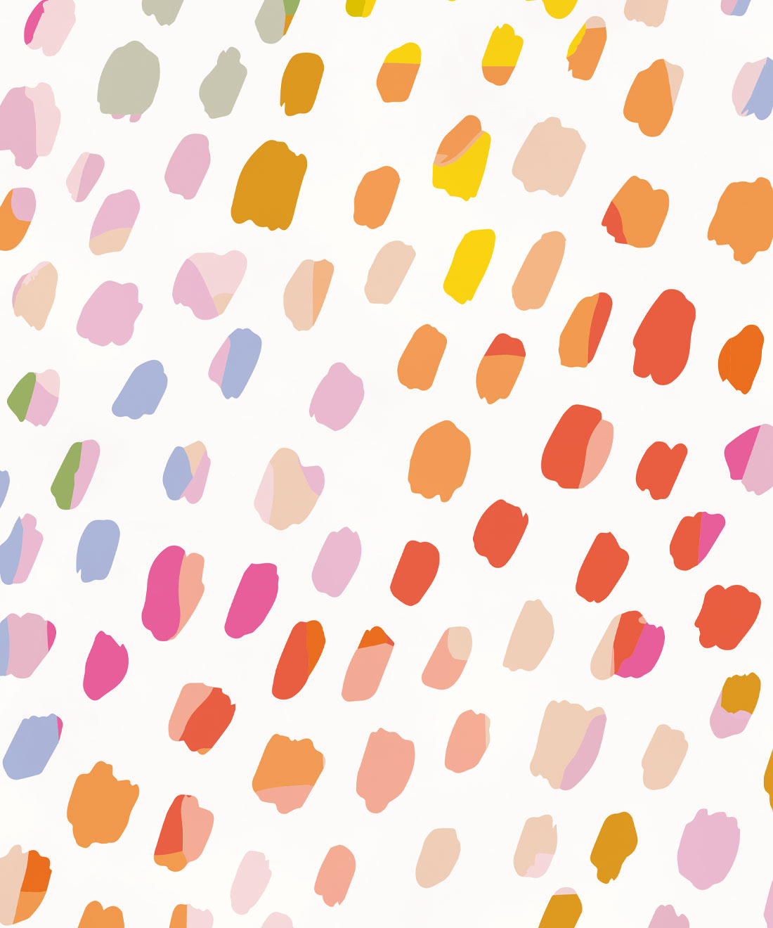 Rainbow Cheetah Wallpaper • Brook Gossen • White • Swatch