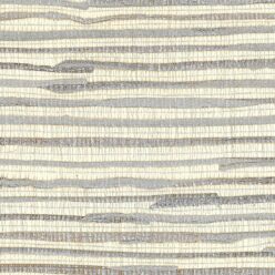 Metallic Java Grass Grasscloth Wallpaper - Silver
