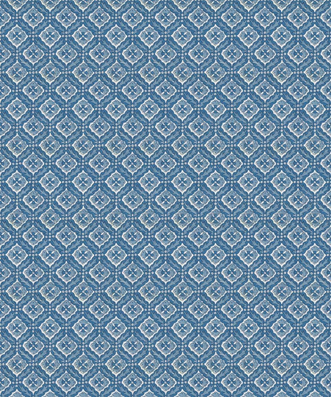 Istanbul Wallpaper • Cassandra Harper • Indigo Sky Ivory • Swatch