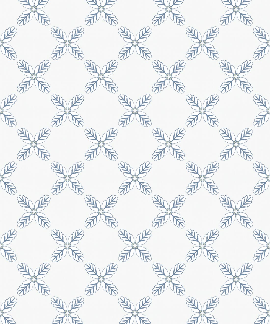 Lattice Wallpaper • La Semilla Casa • Denim • Swatch
