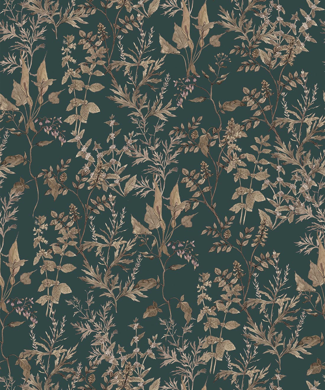 Antique Botanica Wallpaper • Floral Wallpaper • Milton & King UK