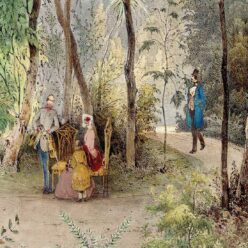 Botanical Gardens Mural - Bethany Linz - My Sydney Collection - Colourway: Original - Swatch