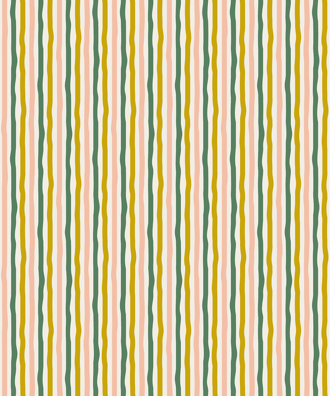 Can't Keep It Straight Wallpaper • Gray Benko • Chartreuse, Green & Pink • Swatch