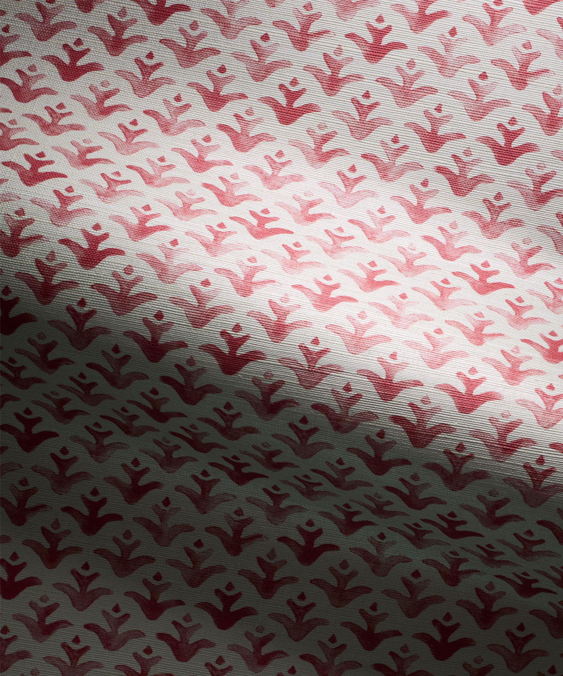 Astor Grasscloth Wallpaper • Diane Bergeron • Peony • Swatch