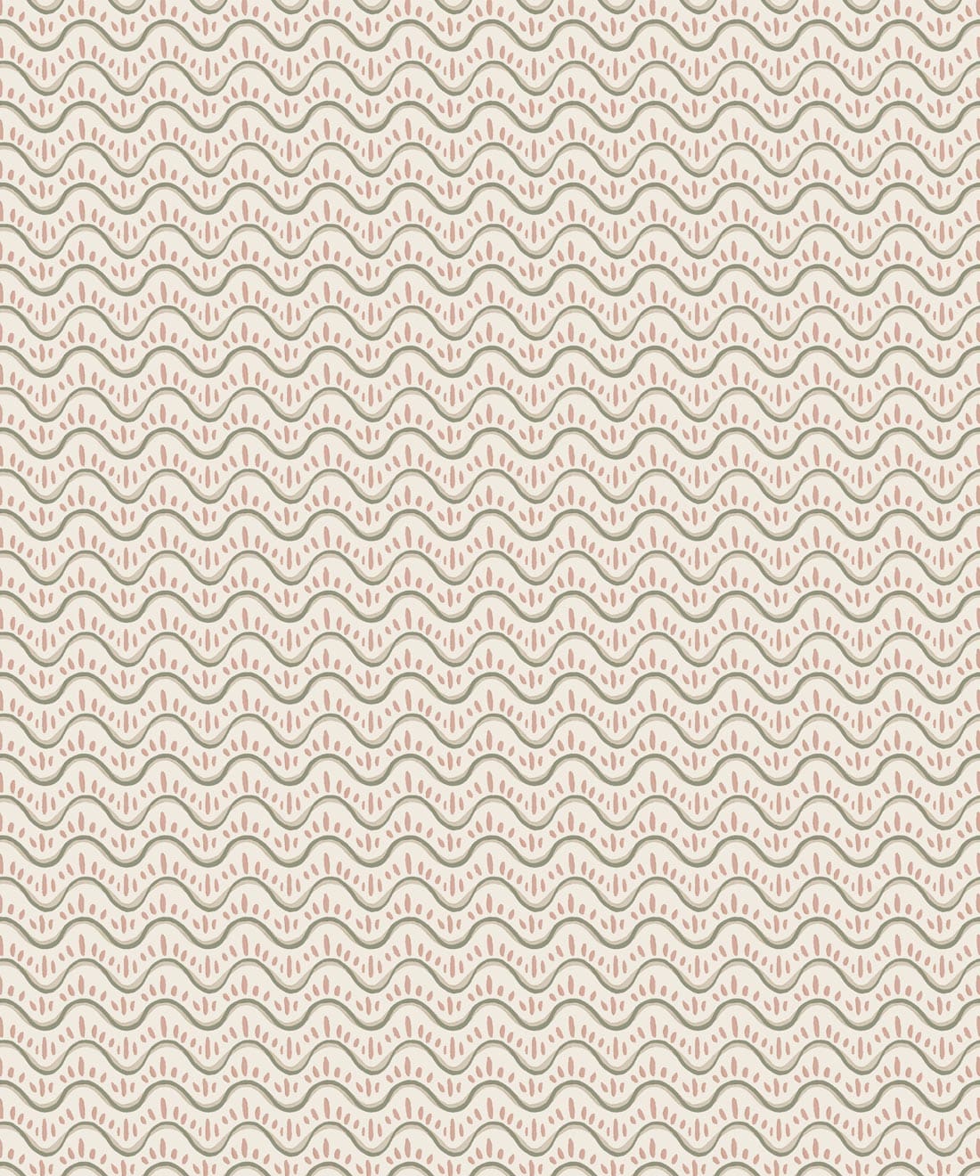 Dew Wallpaper • Milton & King Studio • Blush • Swatch