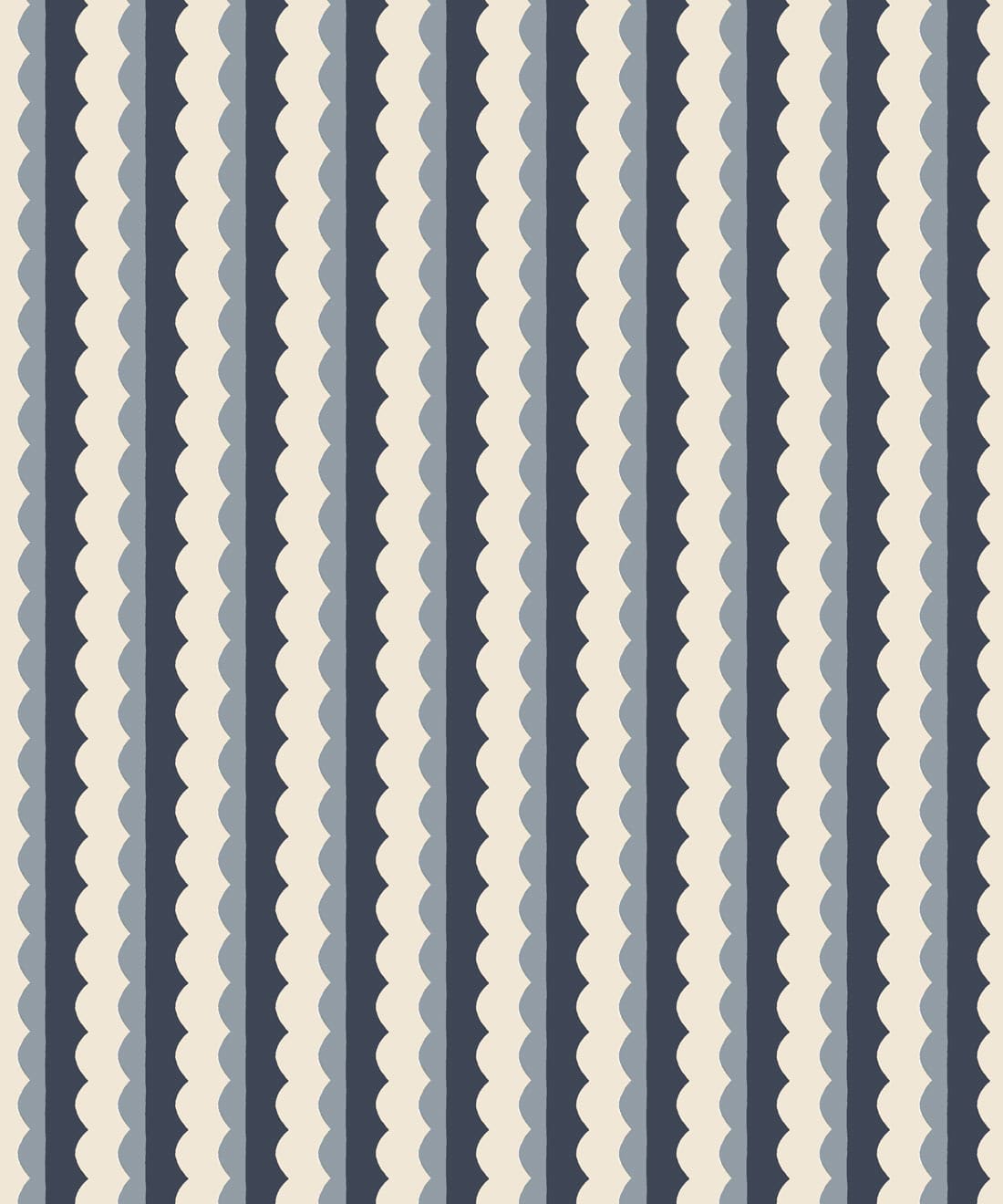 Otto Wallpaper • Milton & King Studio • Indigo • Swatch