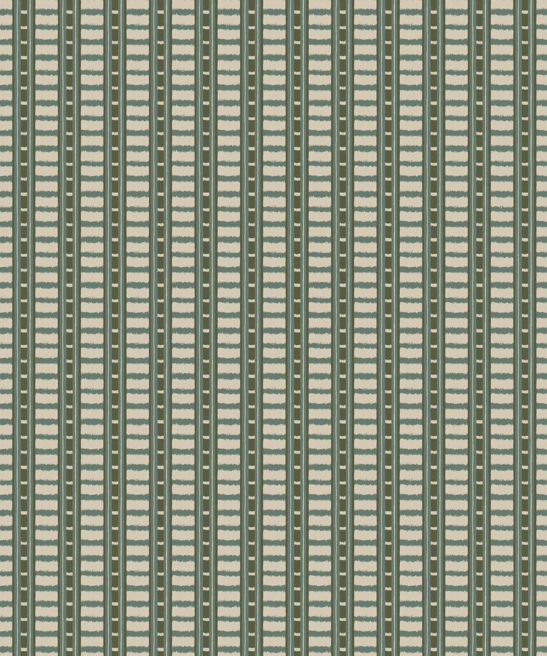 Reed Wallpaper • Milton & King Studio • Teal • Swatch