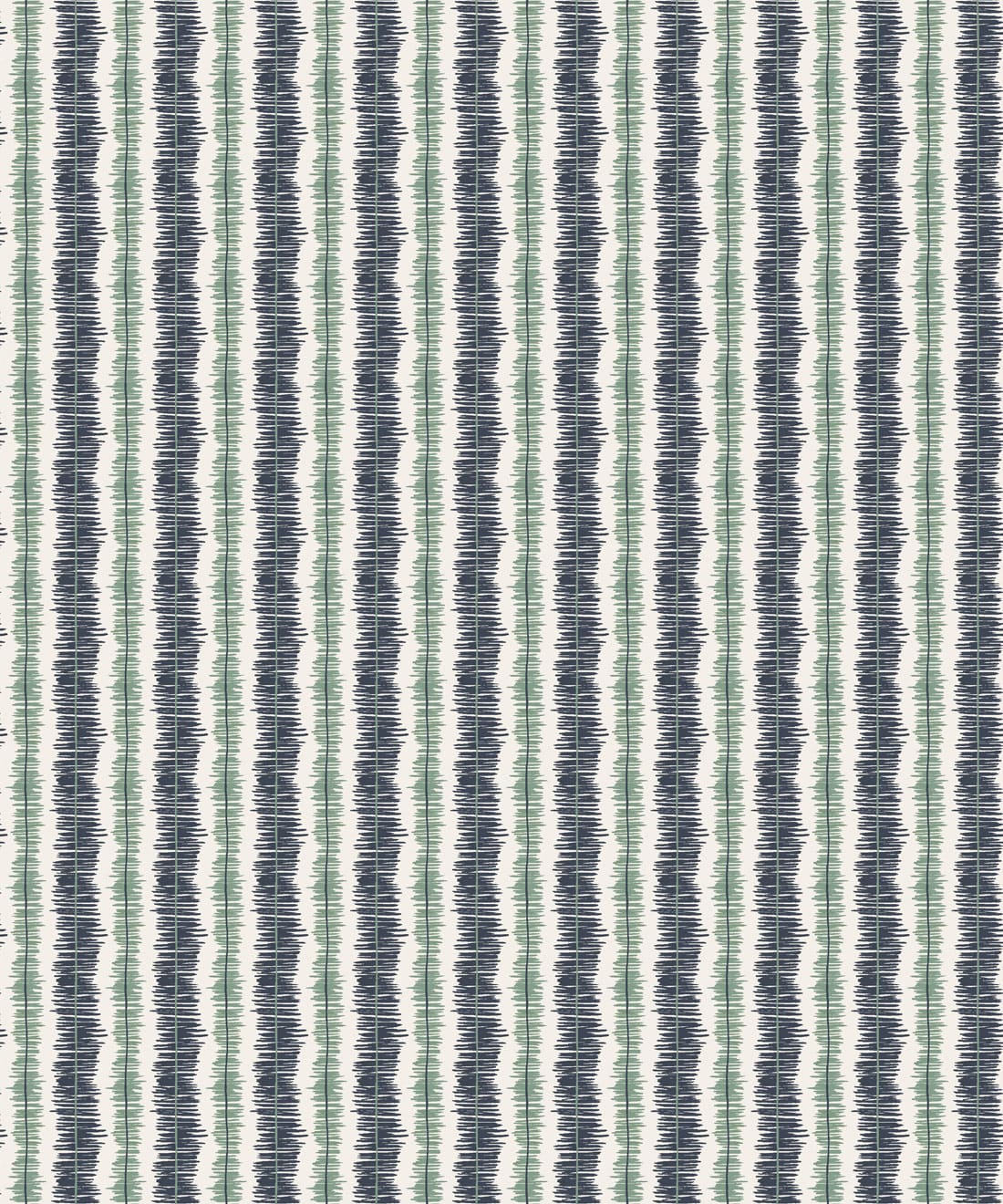 Stitch Wallpaper • Milton & King Studio • Indigo • Swatch