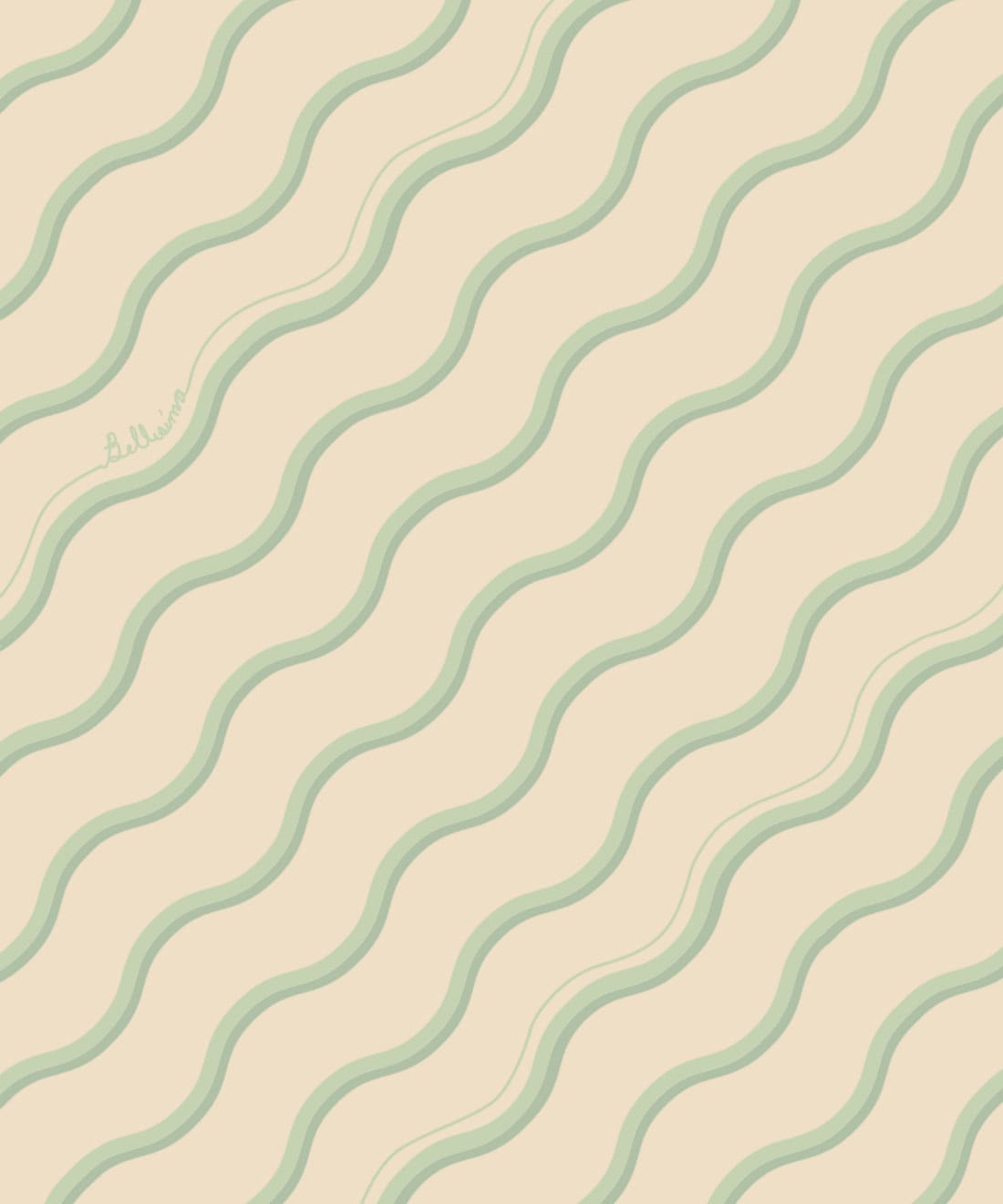 Bellisima Wallpaper • Poodle & Blonde • Mela • Swatch