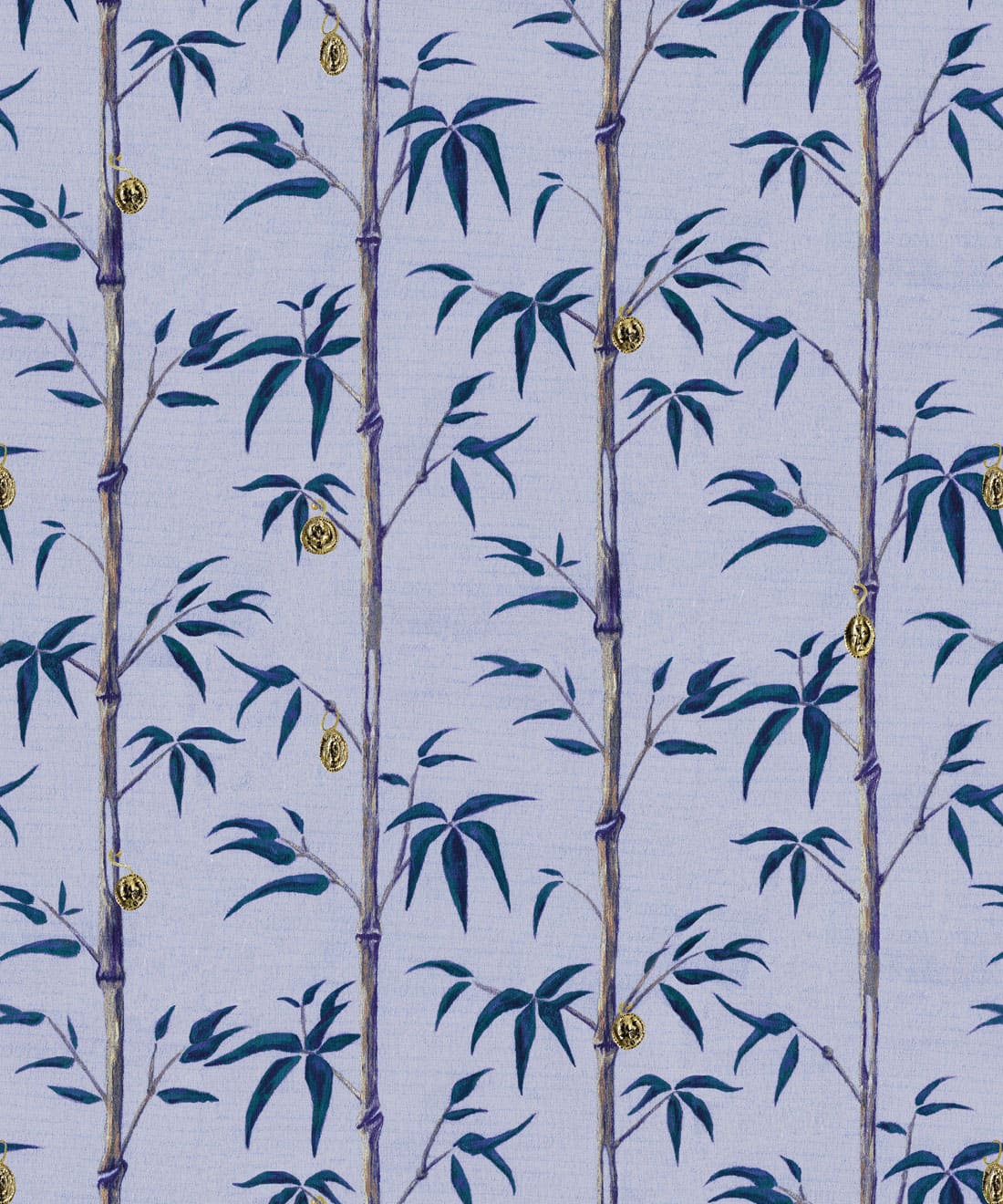 Money Tree Wallpaper Money Tree Wallpaper • Poodle & Blonde • Midnight • Swatch