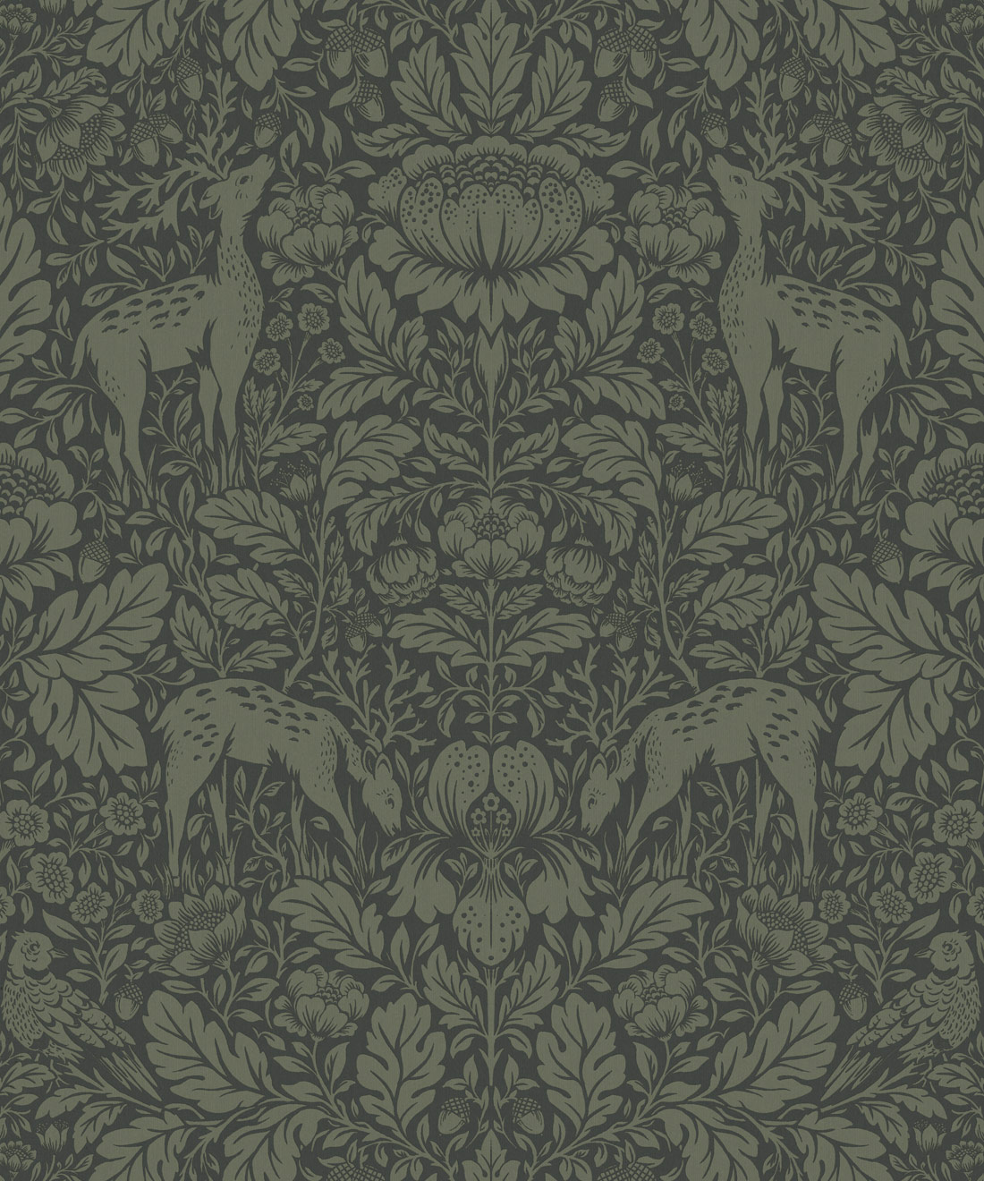 Richmond Decorative Textile Wallpaper • Milton & King Studio • Forest • Swatch