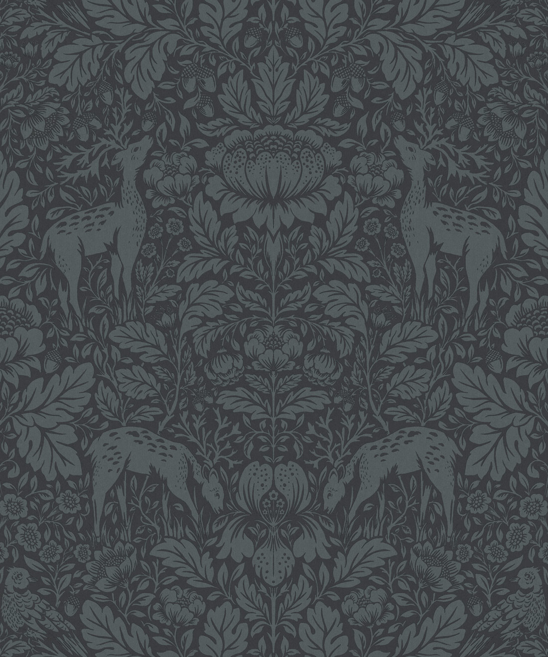 Richmond Decorative Textile Wallpaper • Milton & King Studio • Indigo • Swatch