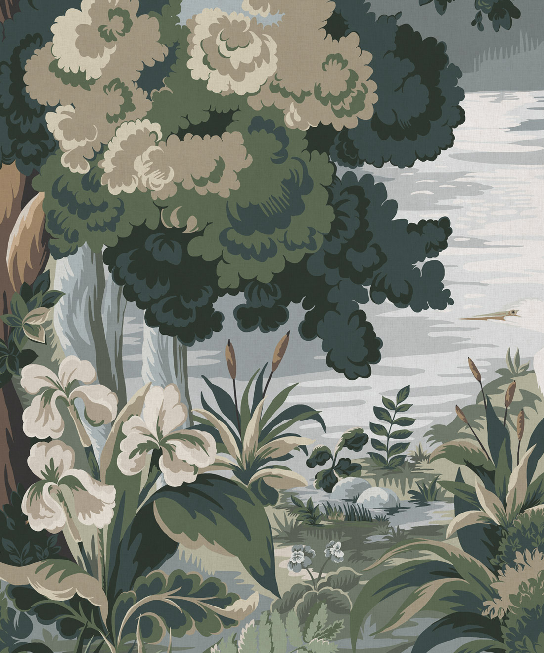 The Glenn Mural • Milton & King Studio • Periwinkle • Swatch