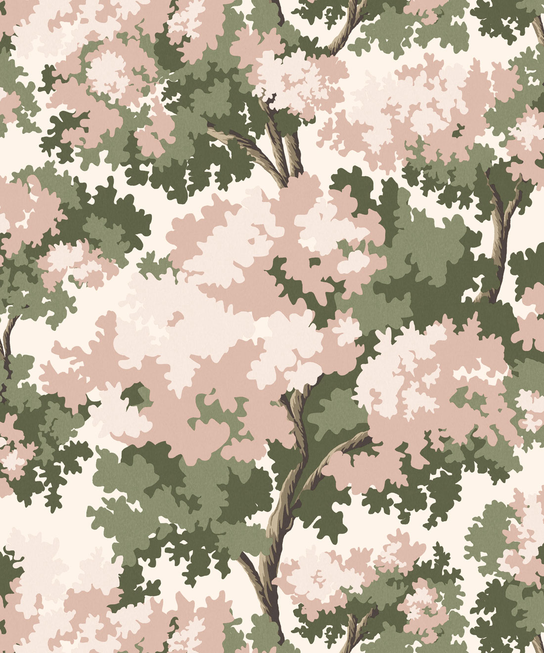 Great Oak Wallpaper • Milton & King Studio • Blossom • Swatch