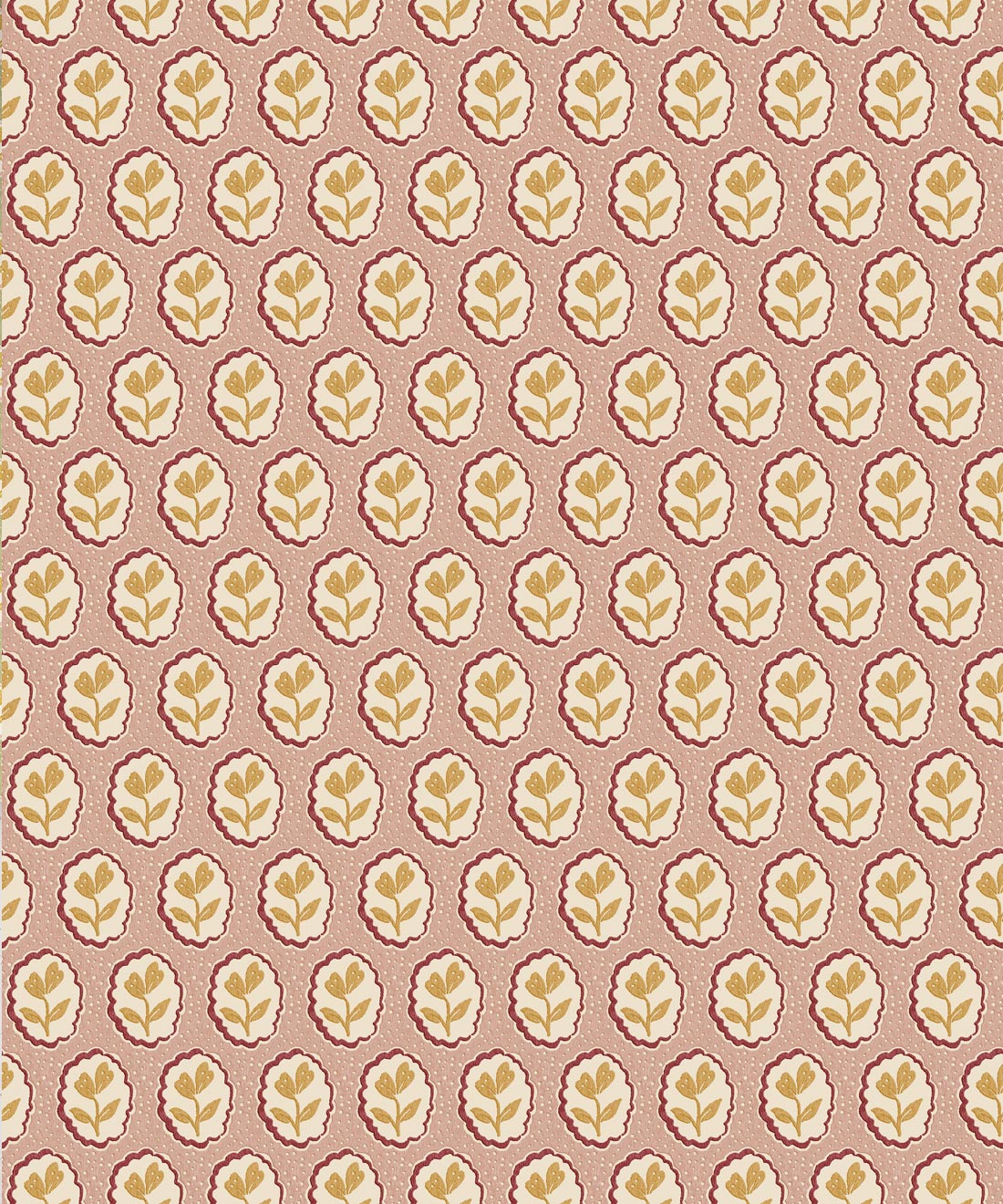 Nell Wallpaper • Milton & King Studio • Blush • Swatch