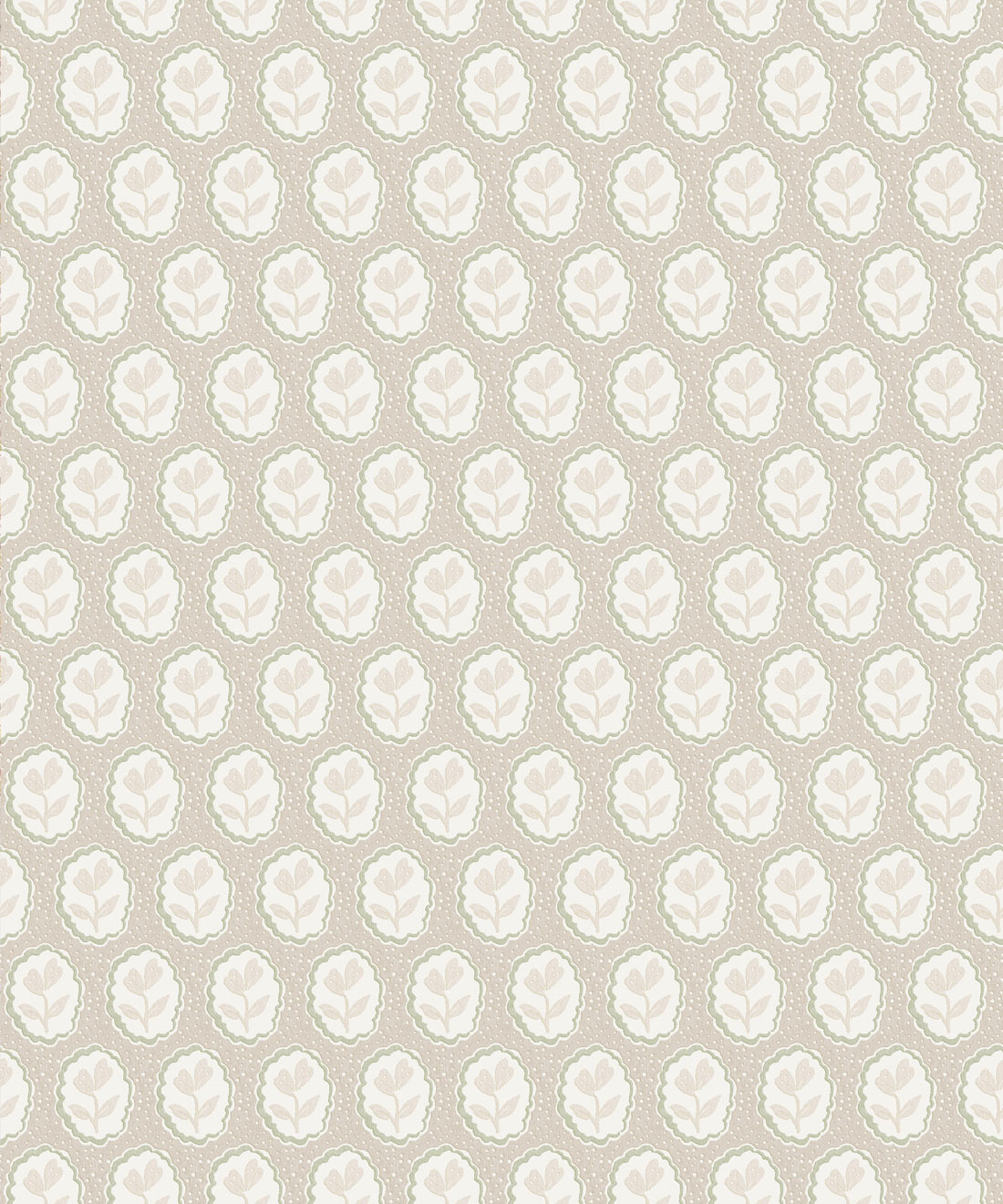 Nell Wallpaper • Milton & King Studio • Taupe • Swatch