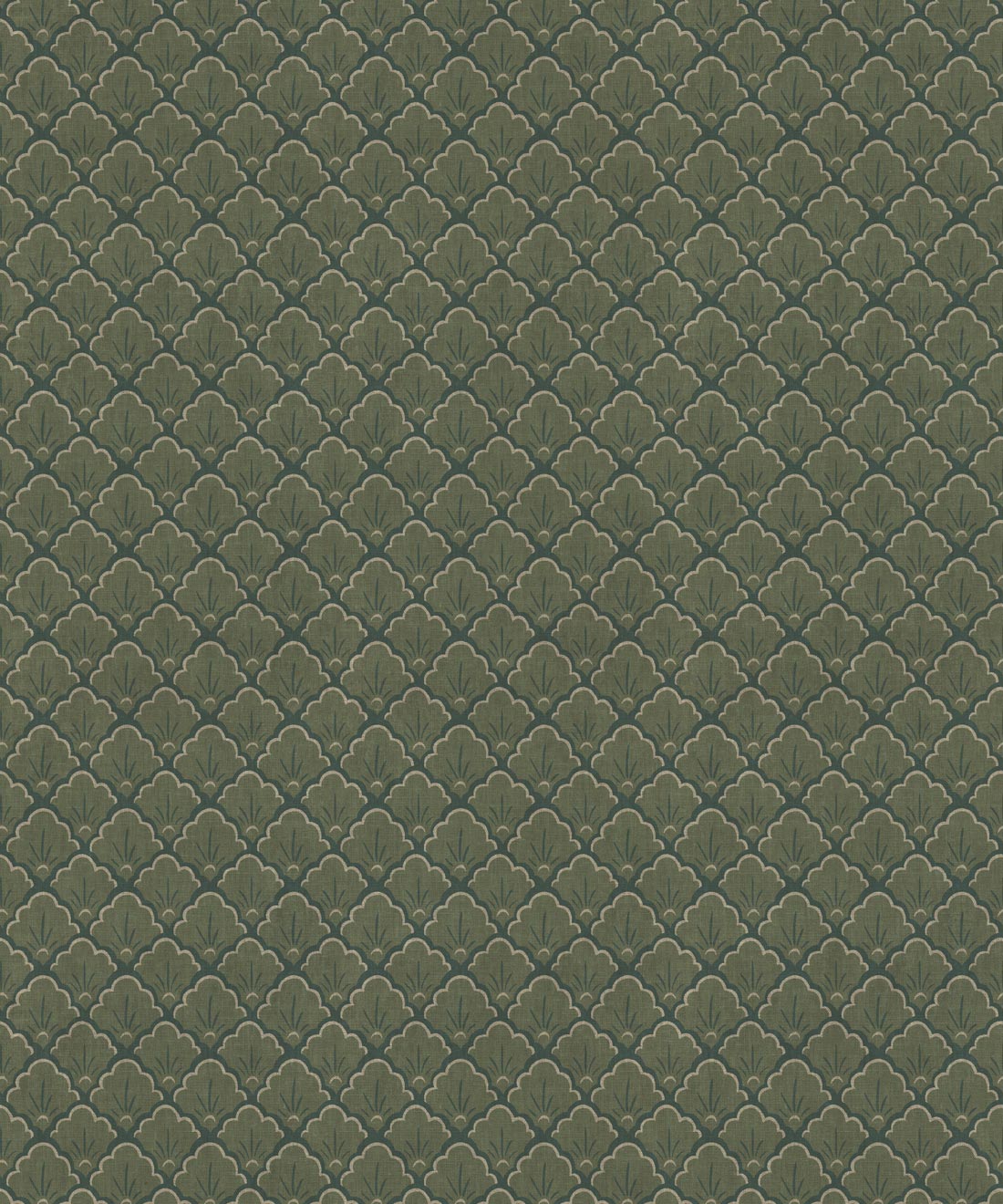 Shellyn Wallpaper • Milton & King Studio • Moss • Swatch
