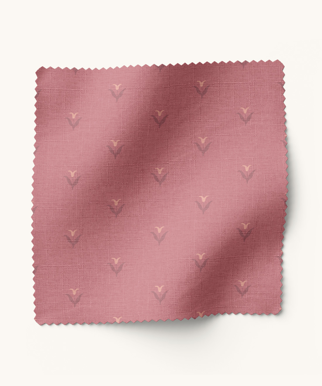 Nana's Kitchen Fabric Nana's Kitchen Fabric • Gray Benko • Magenta • Swatch