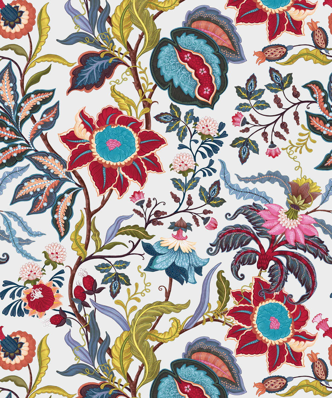 Olympus Wallpaper • Kingdom Home • Celestial Bloom • Swatch