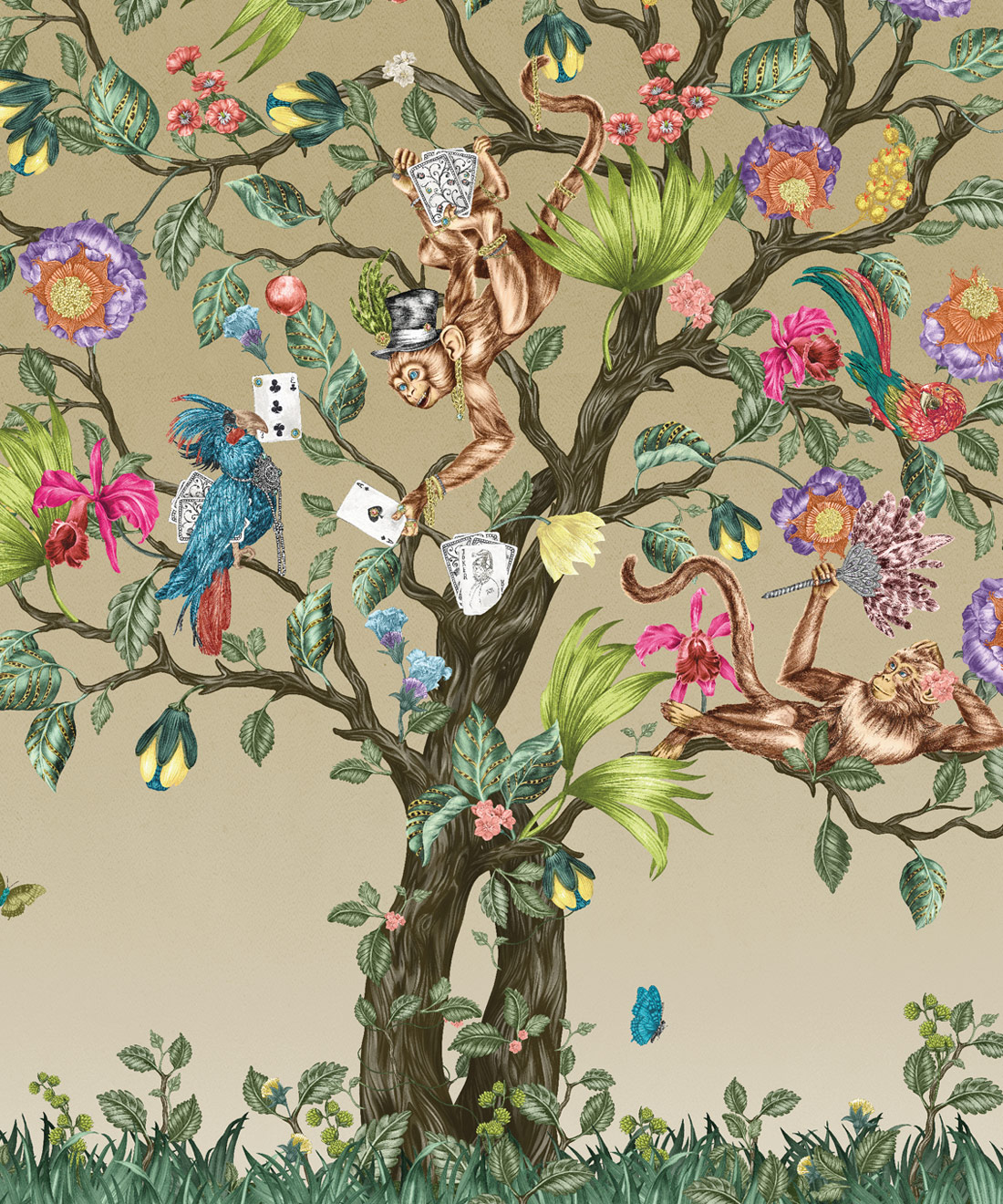 Garden of Sins Mural • Kingdom Home • Golden Hour • Swatch