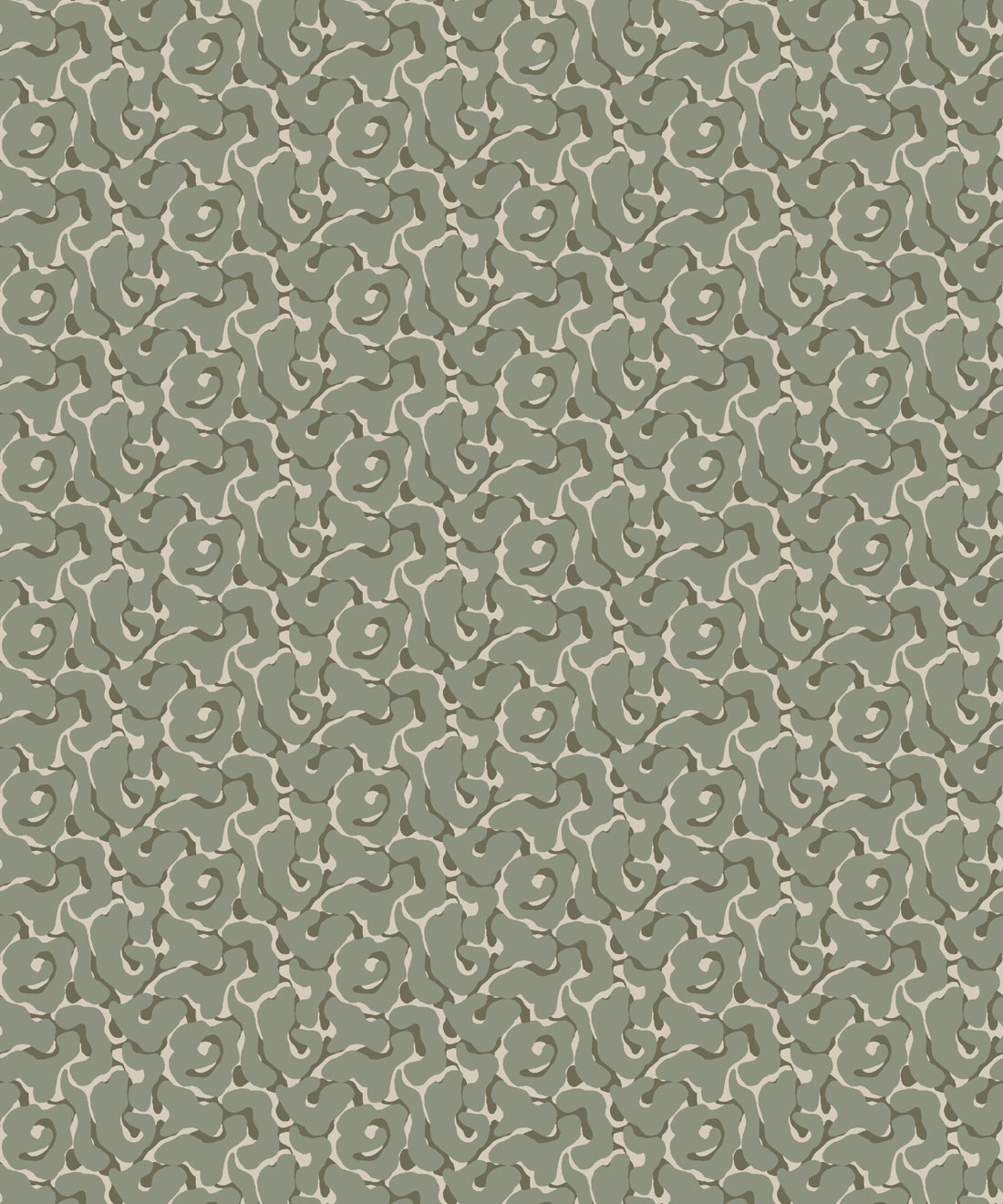Drift Wallpaper • Milton & King Studio • Olive • Swatch