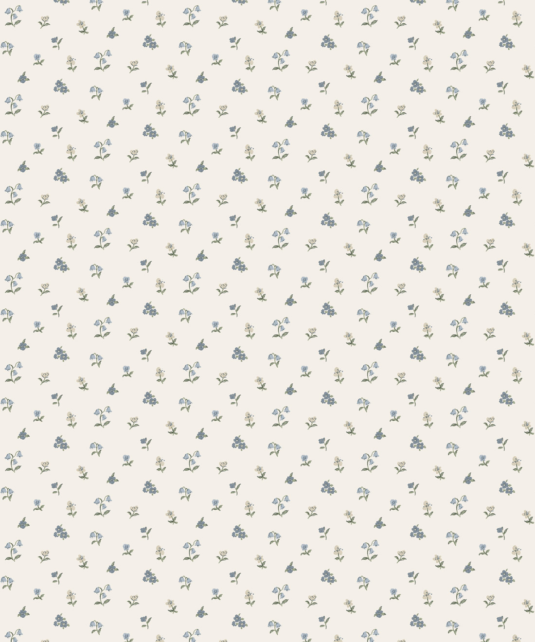 Clara Wallpaper • Milton & King Studio • Periwinkle • Swatch