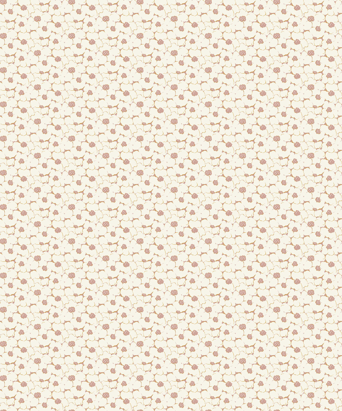 Florrie Wallpaper • Milton & King Studio • Blush • Swatch