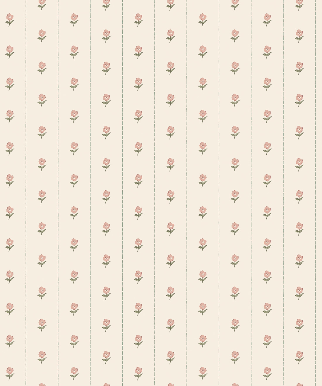 Jane Wallpaper • Milton & King Studio • Blush • Swatch
